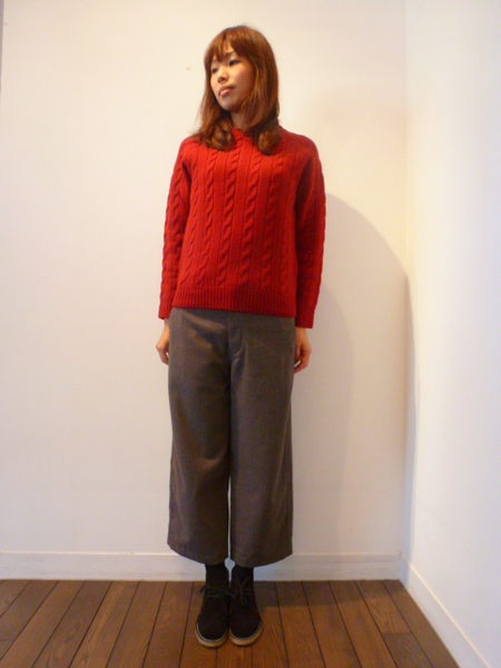 MARGARET HOWELL MHL.ケーブルニット* ﾊﾙﾓﾆ徳島: douceHarmonie 徳島 BLOG